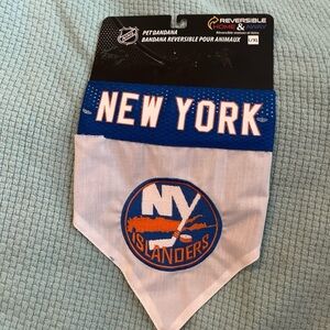 Pets First NHL New York Islanders Reversible Bandana for Dogs Hockey Bandana